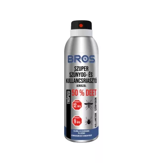   Bros Szúnyog és Kullancsriasztó Trópusi aeroszol 50% DEET 180ml B1760