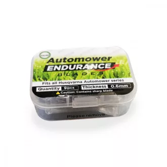 Auto-Mow Endurance tartalék késkészlet - 9 db – robotfűnyírókhoz – Robotfűnyíró kiegészítők