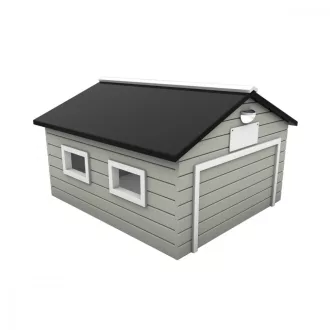   Auto-Mow My Robot Home Plus robotfűnyíró garázs automata ajtóval szürke-fekete