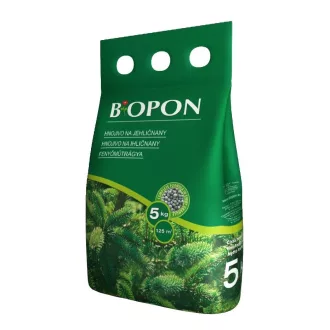 Biopon növénytáp Fenyőtáp granulátum 5kg (100-200 m2) – Örökzöld trágya