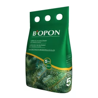 Biopon növénytáp Fenyőtáp megbarnulás ellen granulátum 5kg – Örökzöld trágya