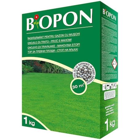 Biopon gyeptrágya gyomirtós granulátum 1kg