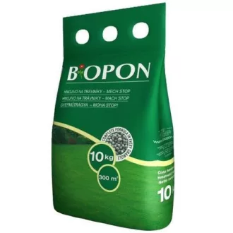Biopon mohaírtós gyeptrágya granulátum 10kg (200-300 m2) – Problémamegoldó gyeptrágyák (gyom, moha, stressz)