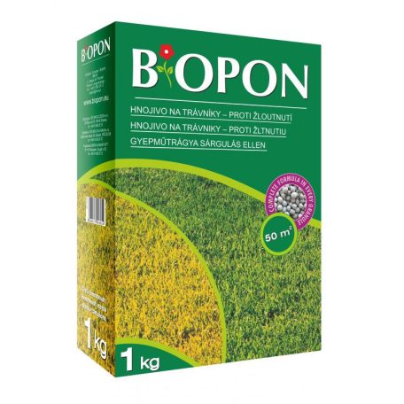 Biopon növénytáp Gyep Sárgulás elleni granulátum 1kg