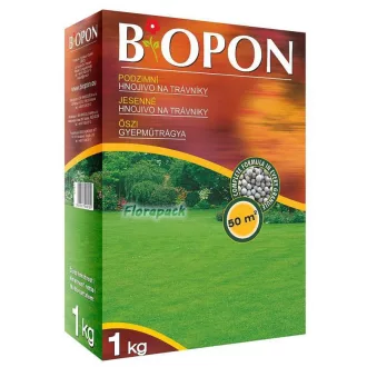 Biopon őszi gyep műtrágya 1kg (50 m2) – Szezonális fenntartó trágyák