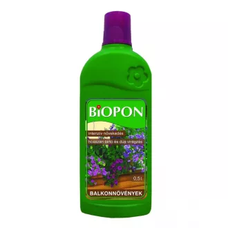 Biopon tápoldat Balkonnövény 500ml – Palántázás