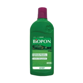 Biopon tápoldat Gyep 500ml – Folyékony gyeptrágya (gyorssegély)