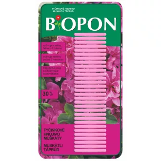 Biopon táprúd Muskátli 30db/bliszter – Növény, virág- és gyümölcstápok