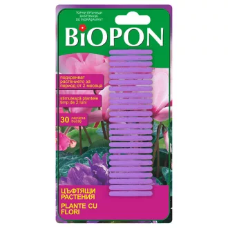 Biopon táprúd Virágzó növény 30db/bliszter – Növény, virág- és gyümölcstápok
