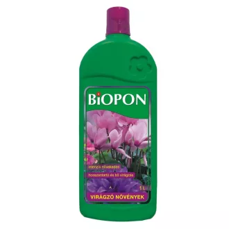 Biopon tápoldat Virágzó növény 1L – Növény, virág- és gyümölcstápok