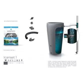 Esővízgyűjtő S1 Csatlakoztató Készlet Ican Set 1