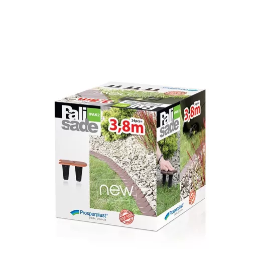 Kerti Szegély Palisade - Kő Szürke