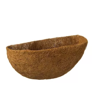 Kókuszkosár fali félkör 60cm – Ültetőedény
