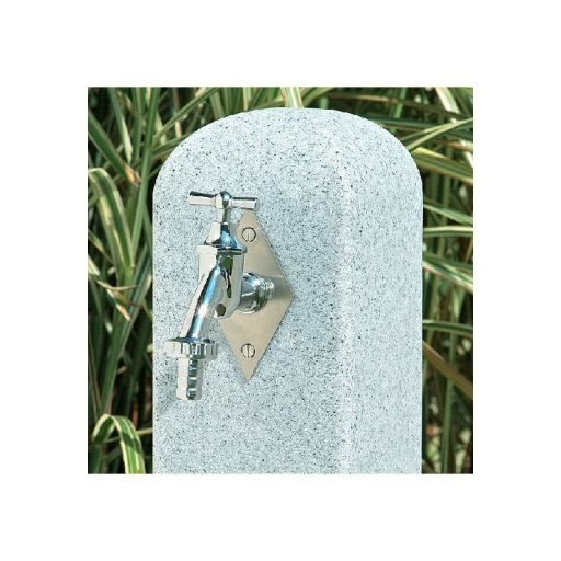 Kerti kút "Poller" gránit hatású, 90x12x12 cm, PE