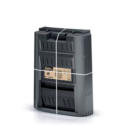 Komposztáló, 220L, Fekete