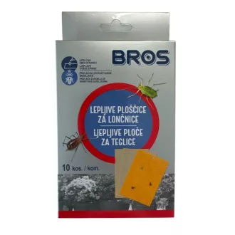 Bros Rovarfogó lap virágcserepekhez 10db – Rovarölők