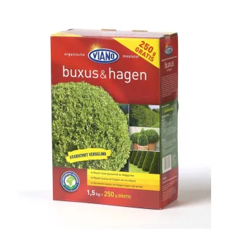 Viano Buxus & Formanyírt örökzöldek, 1,75kg – Bio, környezettudatos, szerves trágyák