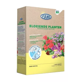 Viano Bio Happy, 100% vízoldékony szervestáp beltéri – virágzó 52x5g – Palántázás