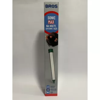 Bros Vakondriasztó Ultrahangos SONIC MAX (B234) – Vakond, nyest, rágcsáló, vad ellen