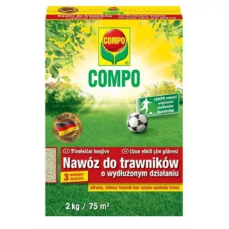 Compo gyeptrágya hosszúhatású pázsit, 2kg (75 m2) – Szezonális fenntartó trágyák