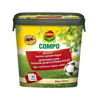 Compo gyeptrágya hosszúhatású pázsit, 8kg (320 m2) – Szezonális fenntartó trágyák