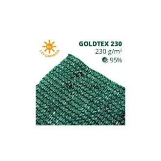 Goldtex szőtt árnyékolóháló 230gr 1,5mx50 95% - zöld