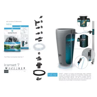 Esővízgyűjtő S7 Csatlakoztató Készlet Ican Set