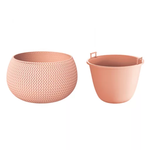 Virágcserép 240 Splofy Bowl 2In1 - Barack – Virágcserepek, virágládák