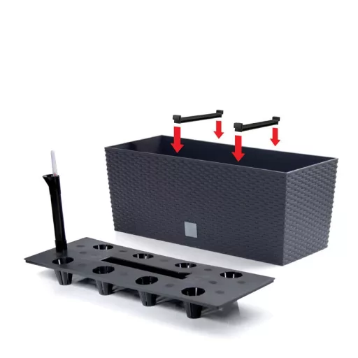 Balkonláda 600 Rato Case 2In1 - Antracit