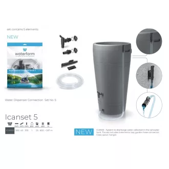 Esővízgyűjtő S5 Csatlakoztató Készlet Ican Set