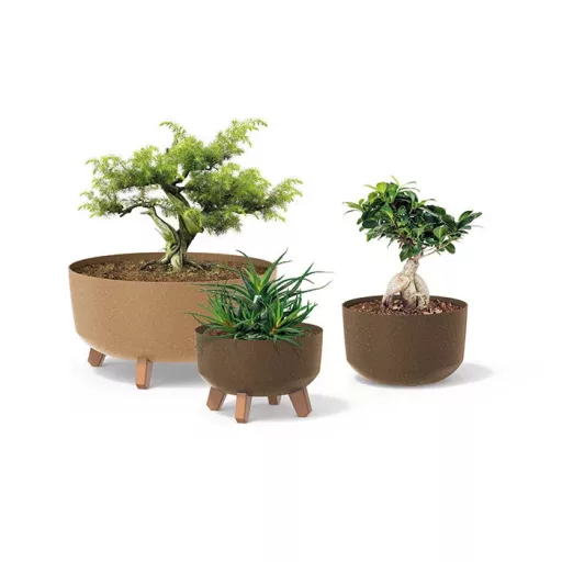 Virágcserép 400 Gracia Normál Eco Wood - Natúr Eco 12274885663215 – Virágcserepek, virágládák