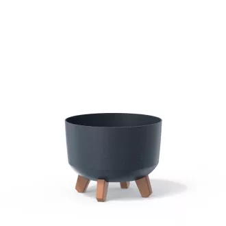 Virágcserép 400 Gracia Normál Eco Wood - Antracit Eco 12275885663216 – Virágcserepek, virágládák