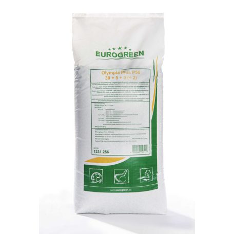 EUROGREEN - OLYMPIA P56 gyeptrágya 25kg (30-5-9+2) (1000-1600 m2)