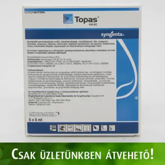 Topas 100 EC 5amp 5*5ml II.kat. - zöldkönyvszám köteles Gombaölő szer – Gombaölők