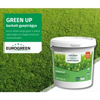 Eurogreen Green Up gyeptrágya, 10kg (28-5-10+2) (400-500m2) – Szezonális fenntartó trágyák