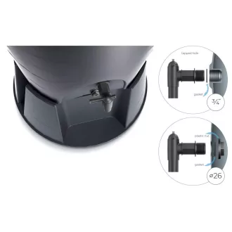 Csap Itap2 Esővízgyűjtőhöz - Fekete