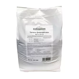   Eurogreen Terracur szerves talajaktivátor, talajjavító 20 kg (80-200 m2)