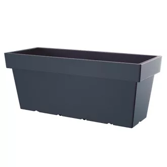 Balkonláda 400 Lofly Case - Antracit – Virágcserepek, virágládák