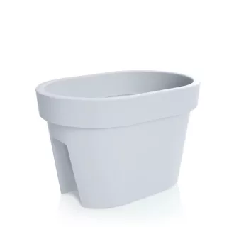 Balkonláda 400 Lofly Railing - Fehér – Virágcserepek, virágládák