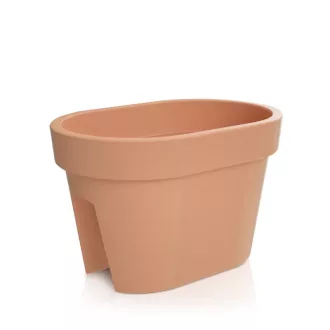 Balkonláda 400 Lofly Railing - Terrakotta