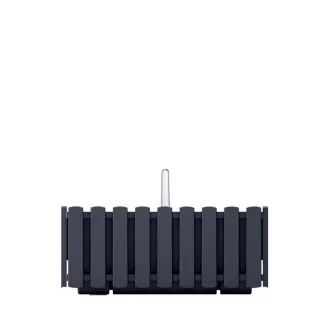Balkonláda 400W Boardee Fencycase W - Antracit – Virágcserepek, virágládák