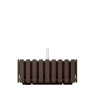 Balkonláda 400W Boardee Fencycase W - Barna – Virágcserepek, virágládák