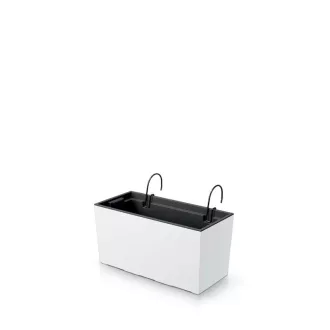 Balkonláda 400W Urbi Case - Fehér – Virágcserepek, virágládák