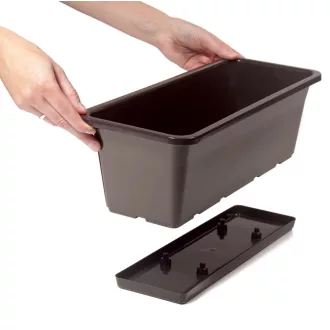 Balkonláda 500 Camelia - Barna