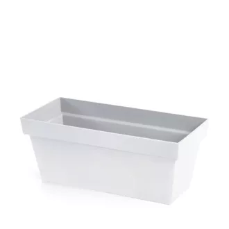 Balkonláda 600 Cube Case - Fehér – Virágcserepek, virágládák