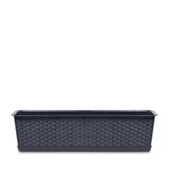 Balkonláda 600P Alátéttel Ratolla Set - Antracit