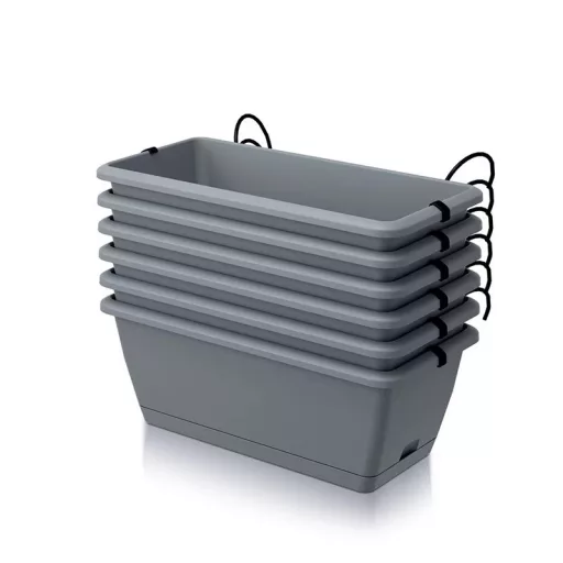Balkonláda 600Sw Respana Easycare Set - Kő Szürke – Virágcserepek, virágládák