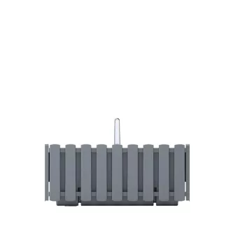 Balkonláda 600W Boardee Fencycase W - Kő Szürke – Virágcserepek, virágládák