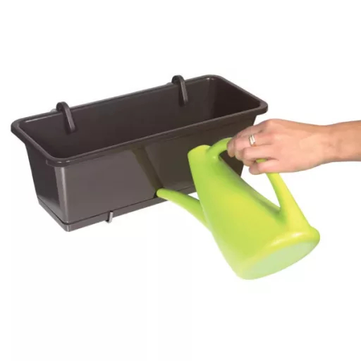 Balkonláda 600W Önöntözős Camelia W - Barna