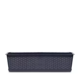 Balkonláda 800P Alátéttel Ratolla Set - Antracit